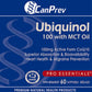 CanPrev Ubiquinol 100mg with MCT Oil, 60 softgels