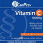 CanPrev Vitamin C 1000mg, 240 Vegetable Capsules
