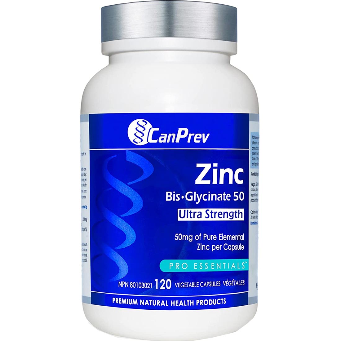 CanPrev Zinc 50 Ultra Strength, 120 Capsules (NEW!)