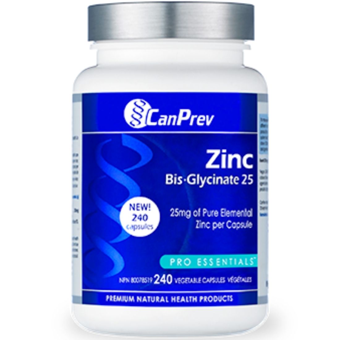 CanPrev Zinc Bisglycinate 25mg (Chelated)