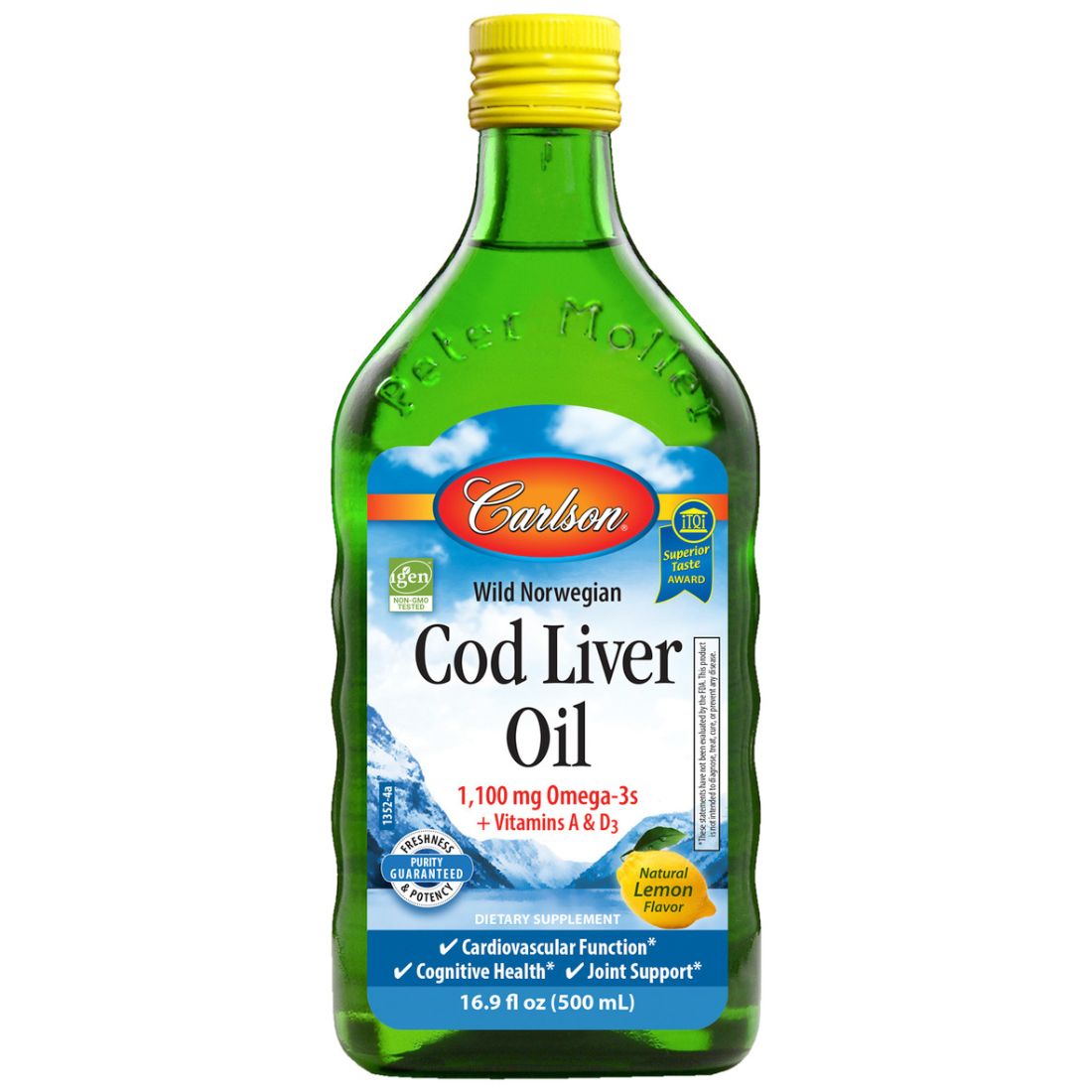 Carlson Norwegian Cod Liver Oil Liquid