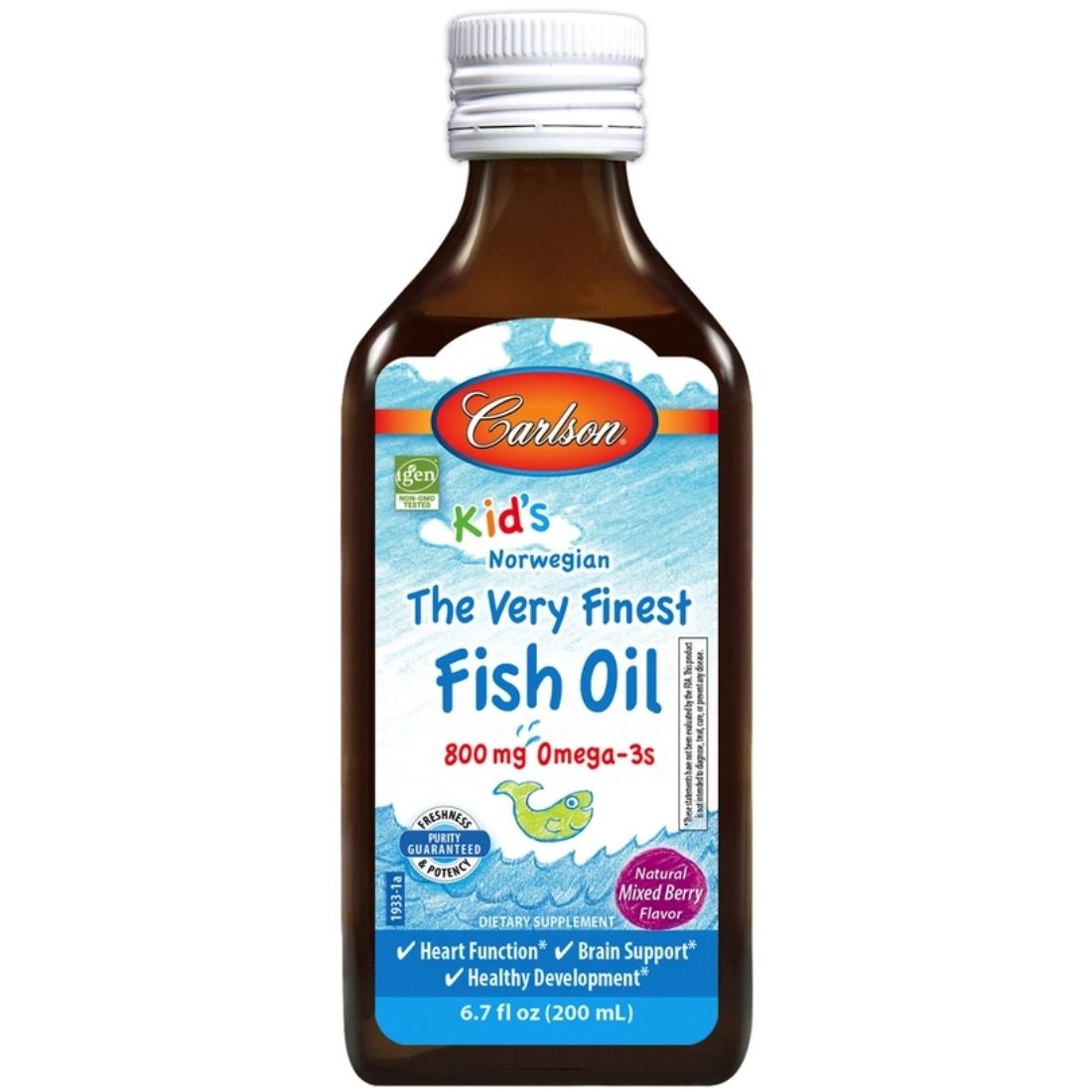 Carlson Very Finest Fish Oil for Kids (TG), 200ml
