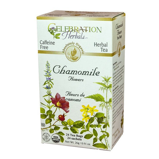 Celebration Herbals Chamomile Flowers, 24 Tea Bags