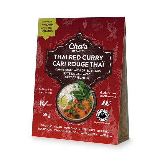 Chas Organics Thai Red Curry, Case of 6 x 55g