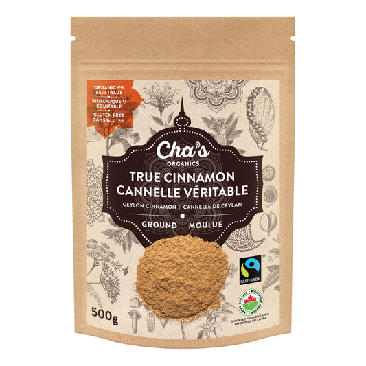 Chas Organics True Cinnamon, Ground, 500g