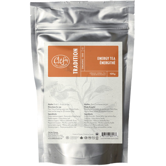 Clef des Champs Energy Tea Organic Loose Herb, 120g