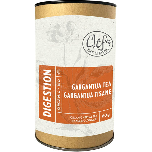 Clef des Champs Gargantua Organic Loose Tea, Case of 6 x 60g