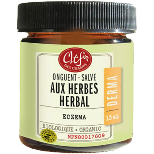 Clef des Champs Organic Herbal Salve for Skin Problems, 15ml