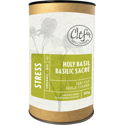 Clef des Champs Holy Basil Leaf Organic Loose Tea, Case of 6 x 50g