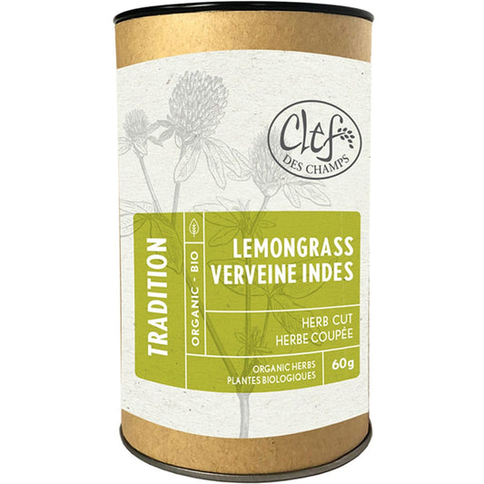 Clef des Champs Lemongrass Organic Loose Tea, Case of 6 x 50g