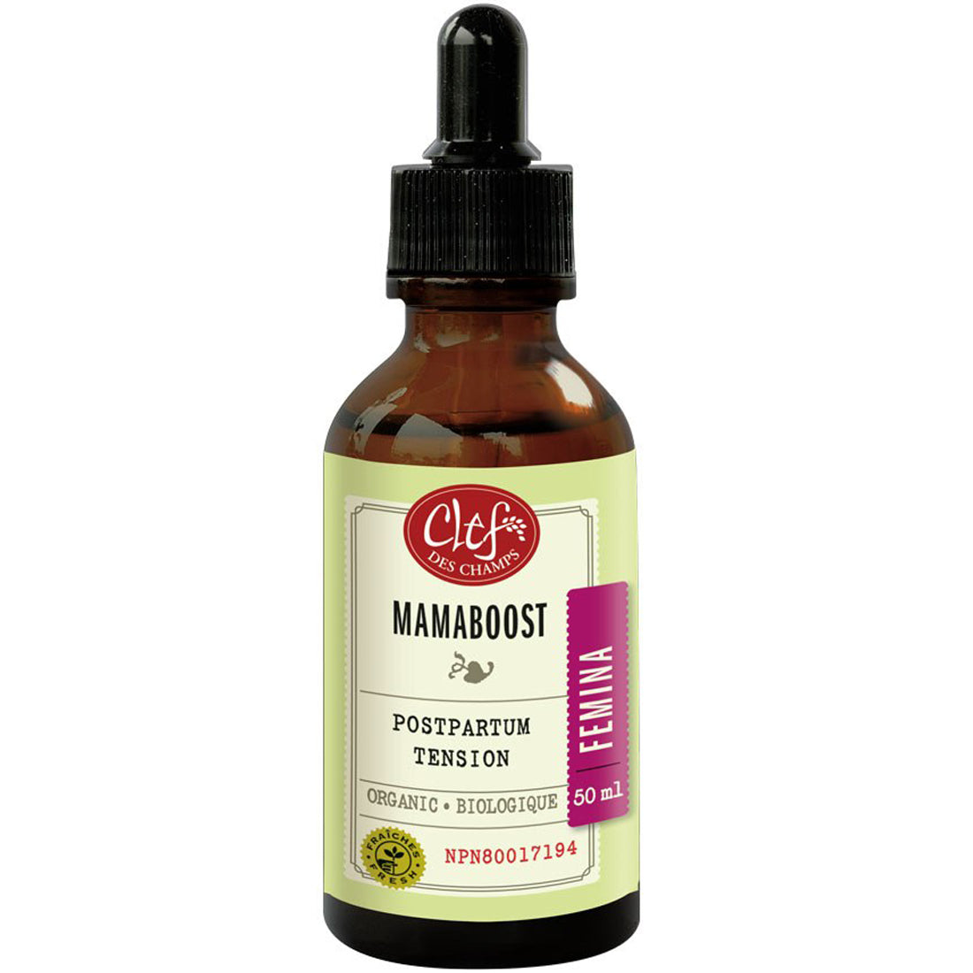 Clef des Champs Mamaboost Tincture Organic, 50ml