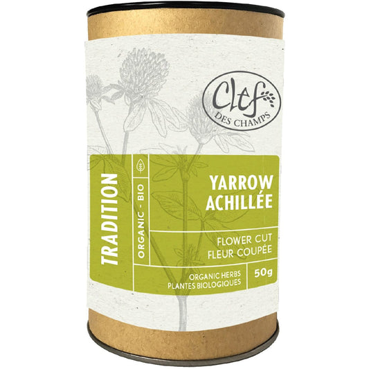 Clef des Champs Yarrow Organic Loose Tea, Case of 6 x 50g
