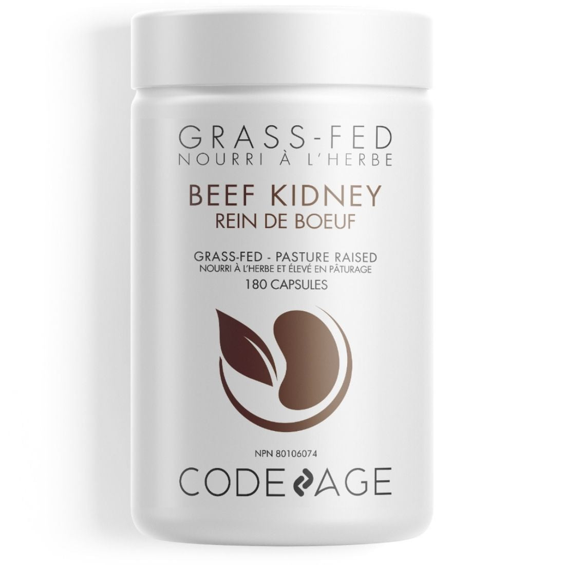 Codeage Beef Kidney, 180 Capsules