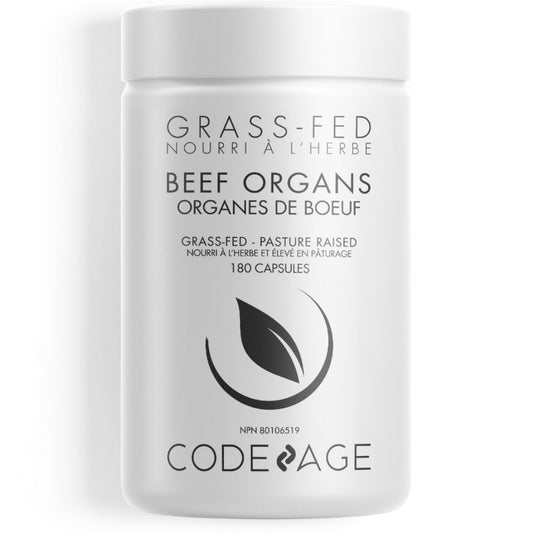 Codeage Beef Organs, 180 Capsules
