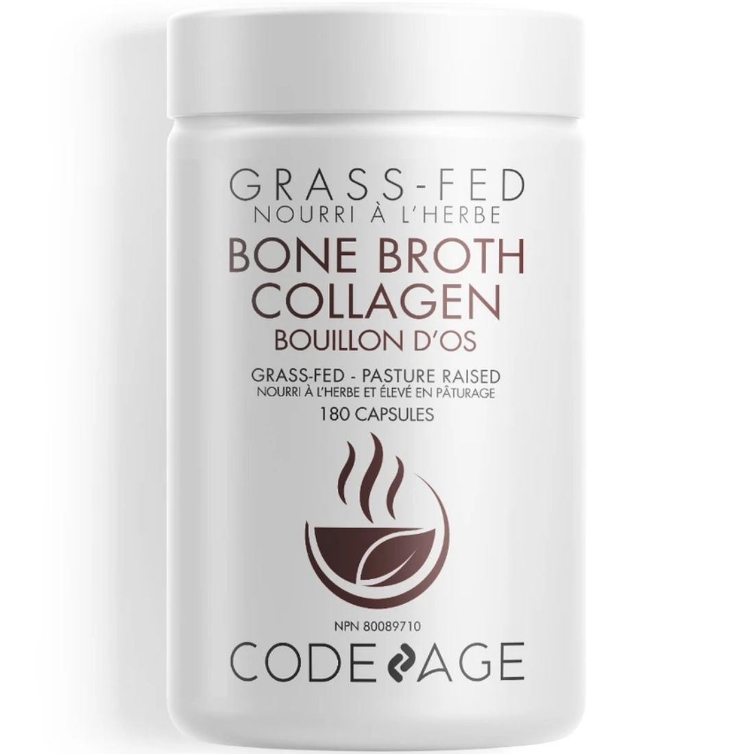 Codeage Bone Broth Collagen, 180 Capsules