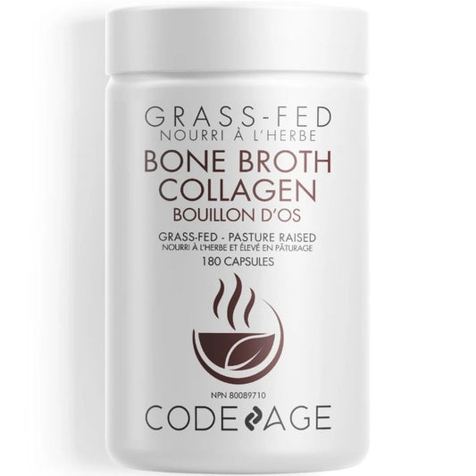 CodeAge Bone Broth Collagen, 180 Capsules