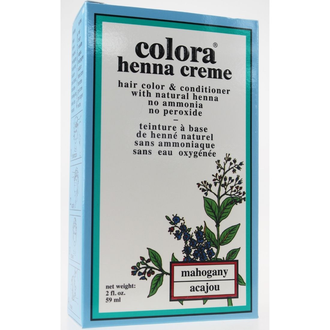 Colora Henna Cream Natural Hair Colour and Conditioner with Henna, 59ml