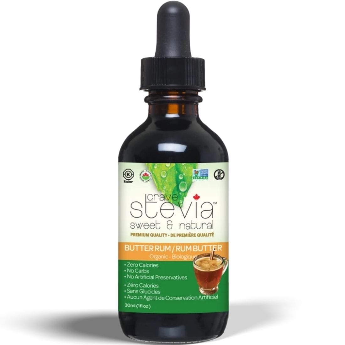 Crave Stevia Organic Liquid