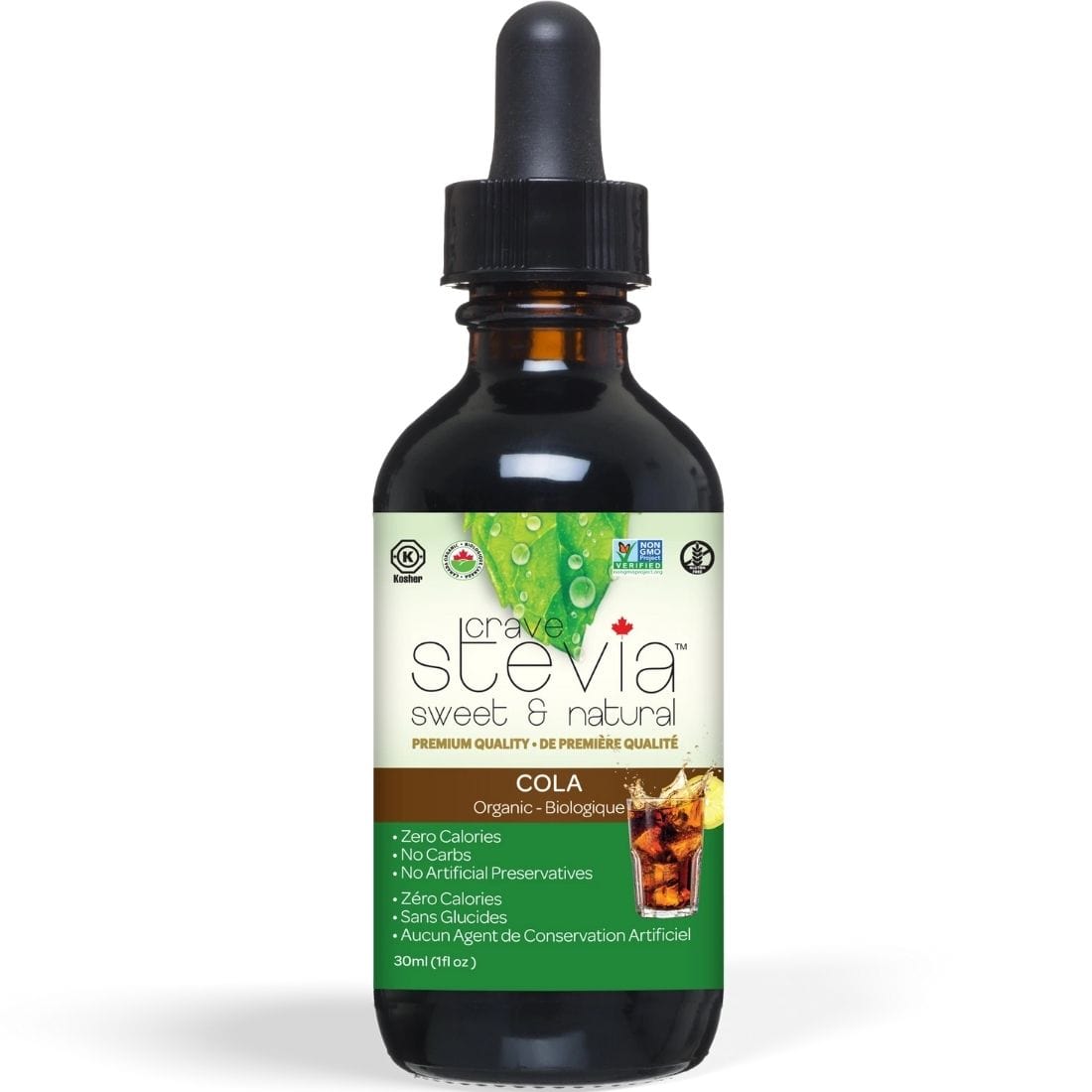 Crave Stevia Organic Liquid