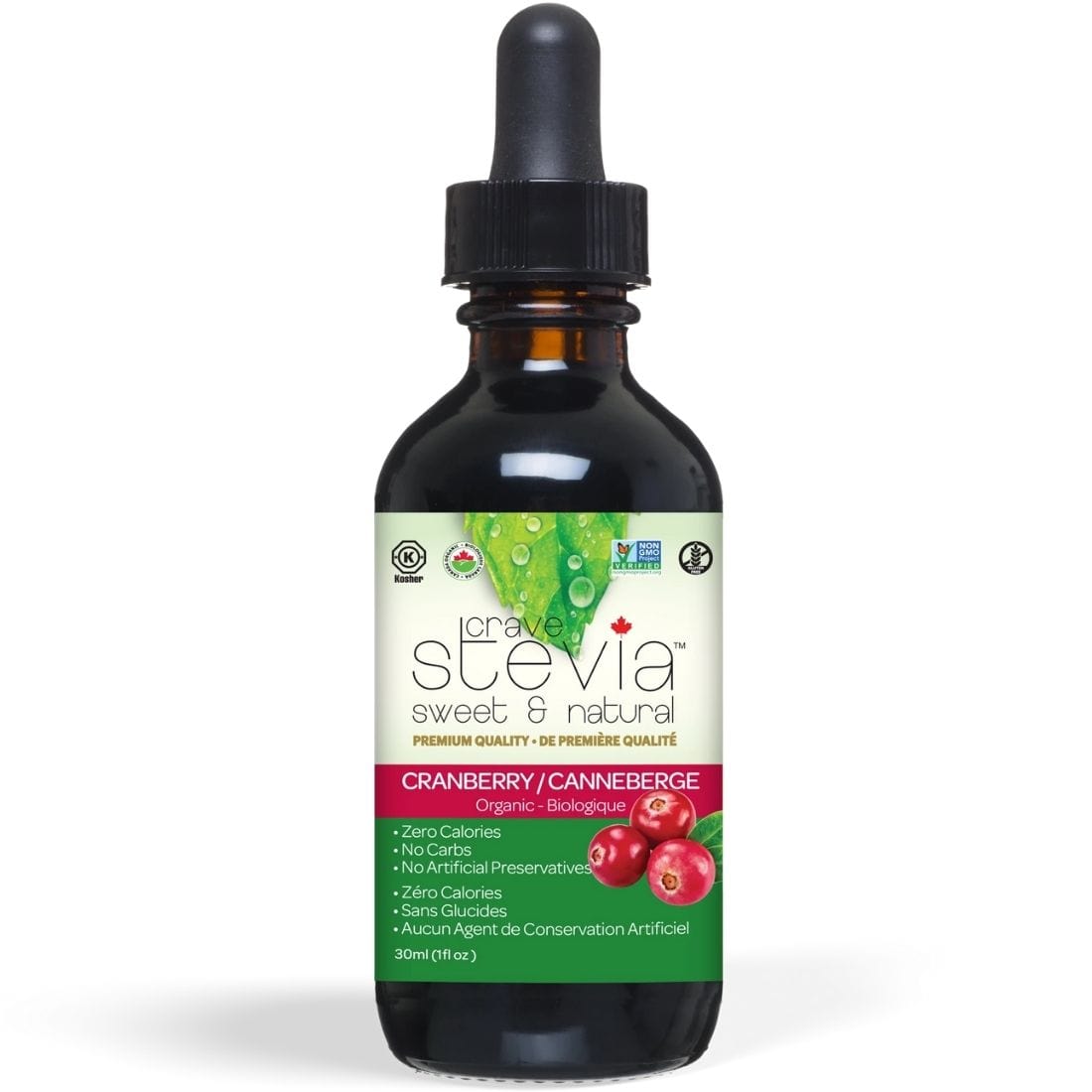 Crave Stevia Organic Liquid
