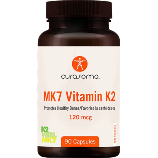 Curasoma MK7 Vitamin K2, 90 Capsules
