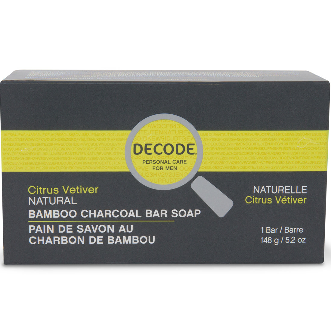 Decode Cleansing Bar, Citrus Vetiver, 148g