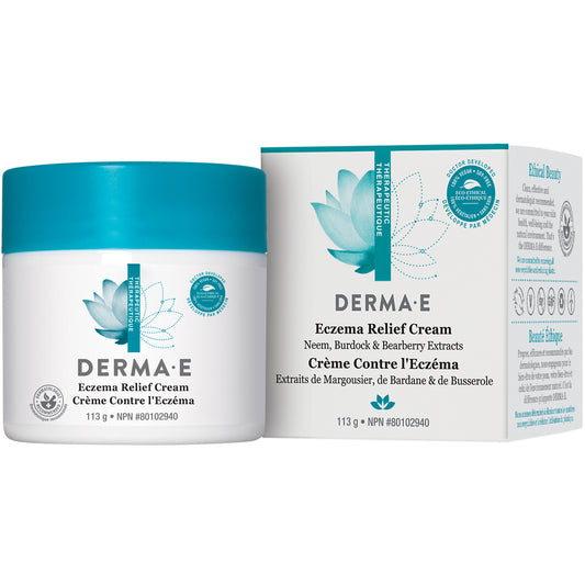 Derma E Eczema Relief Creme, Neem, Burdock & Bearberry Extracts, 113g