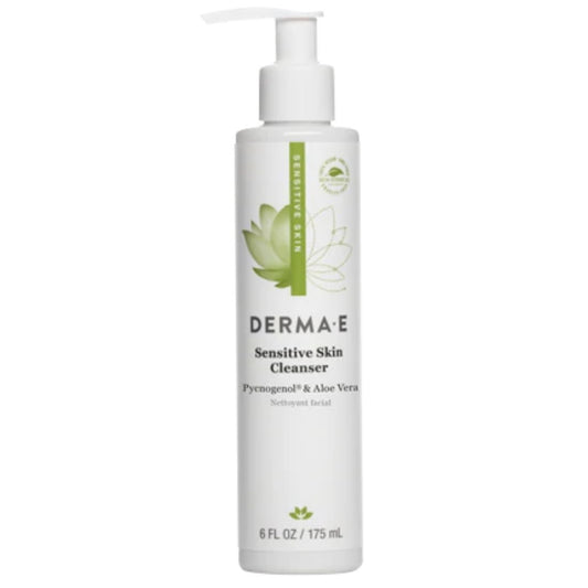 Derma E Sensitive Skin Cleanser with Anti-Aging Pycnogenol, 175ml