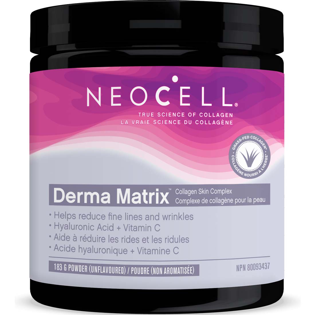 Neocell DermaMatrix Collagen with Hyaluronic Acid and Vitamin C, Helps reduce fine lines and wrinkles