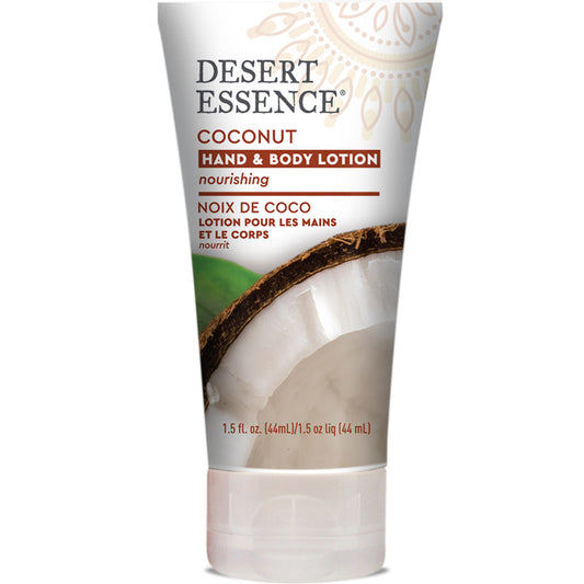 Desert Essence Coconut Lotion Travel Size, 44ml