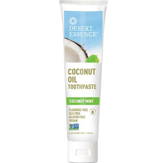 Desert Essence Coconut Oil Toothpaste, 176g