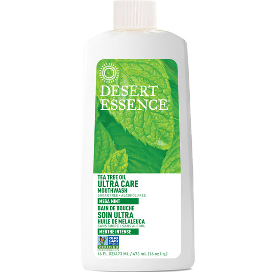 Desert Essence Tea Tree Oil Mouthwash Ultra Care, 473ml