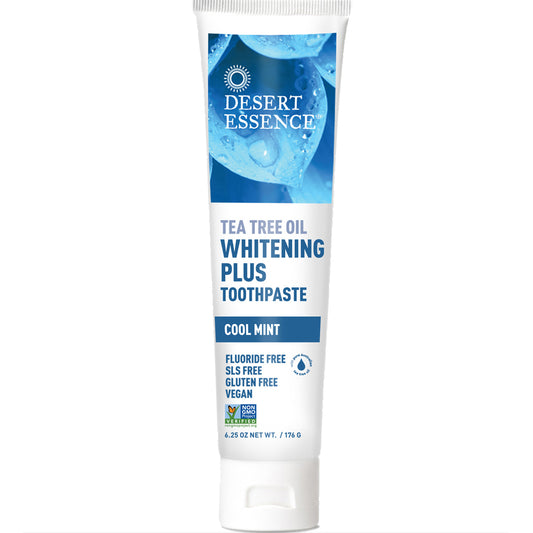 Desert Essence Whitening Plus Tea Tree Toothpaste, 176g