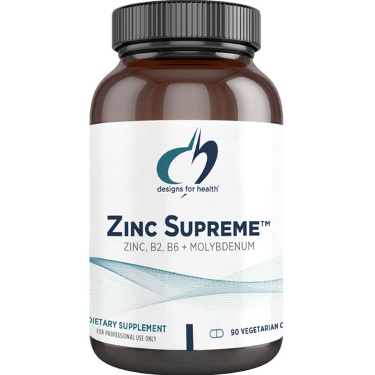 Designs For Health Zinc Supreme (Zinc Bisglycinate 30mg + Multi-mineral), 90 Capsules