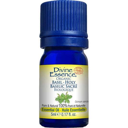Divine Essence Basil Holy, Organic, 5ml