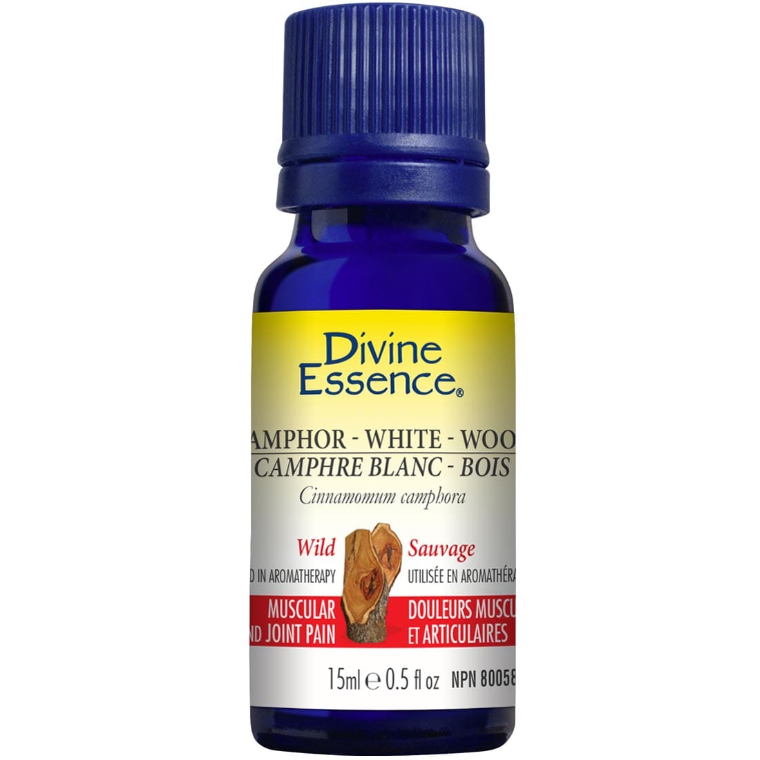 Divine Essence Camphor - White - Wood Essential Oil (Wild), 15ml