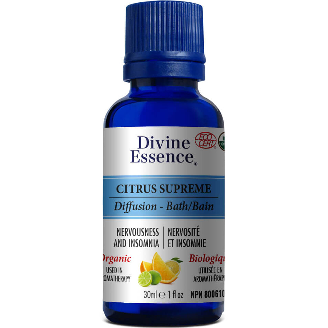 Divine Essence Citrus Supreme Blend, Organic, 30ml