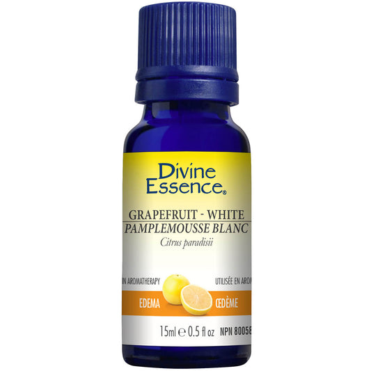 Divine Essence Grapefruit - White Essential Oil, 15ml
