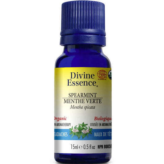 Divine Essence Spearmint, Organic, 15ml