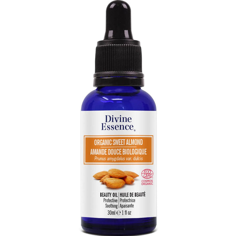 Divine Essence Sweet Almond Oil (Organic), 30-100ml