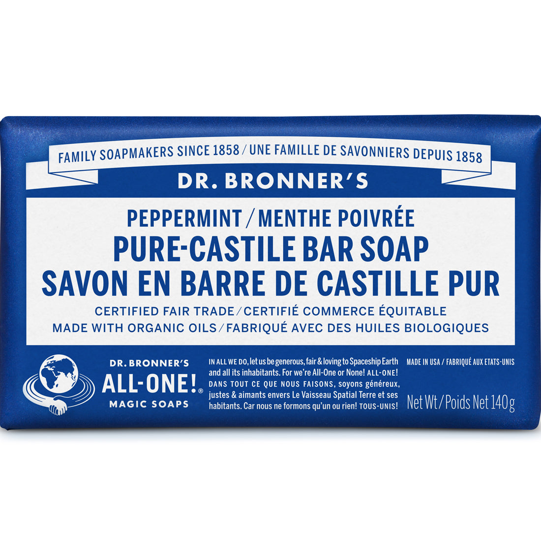Dr. Bronner's Bar Soap, 140g
