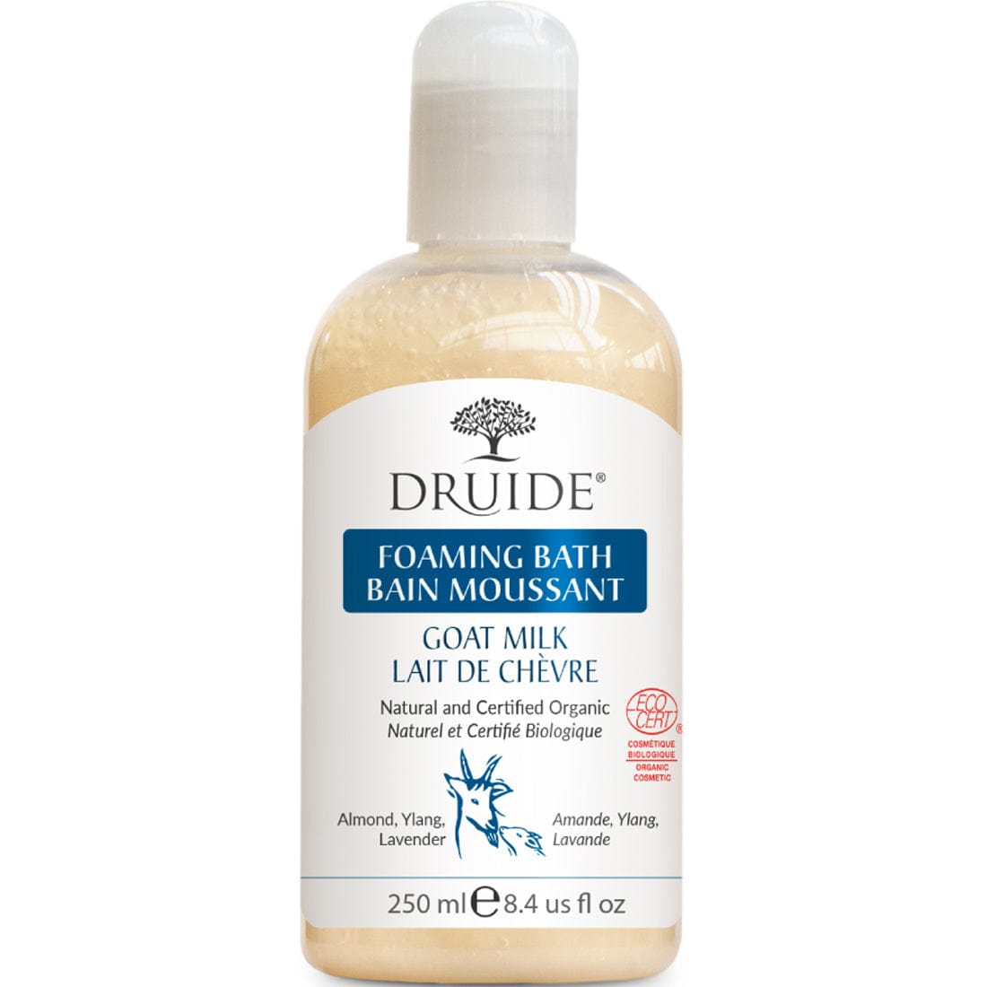 Druide Foaming Bath Goat Milk, 250ml
