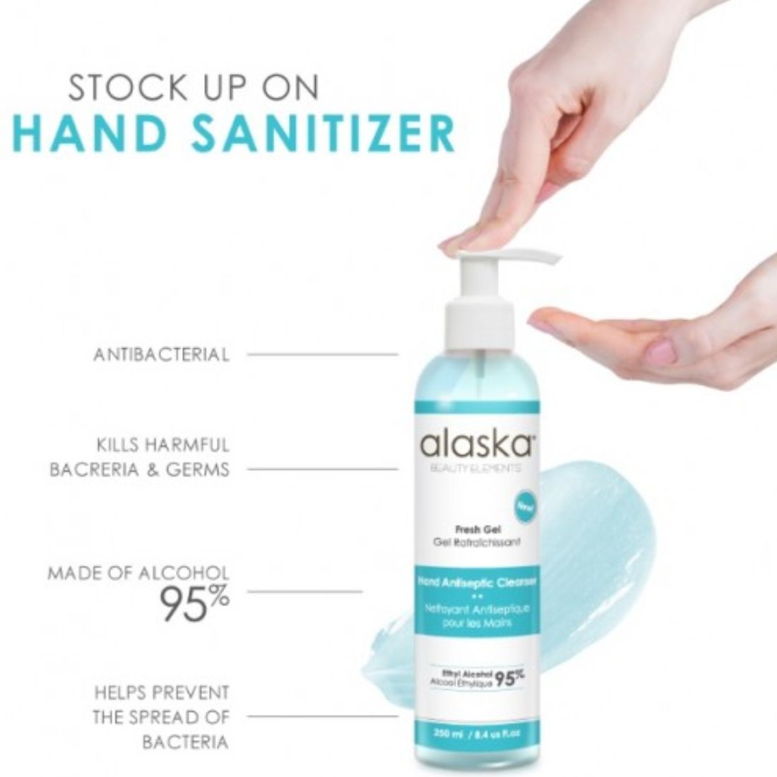 Druide Hand Sanitizer and Antiseptic Cleanser, 250ml