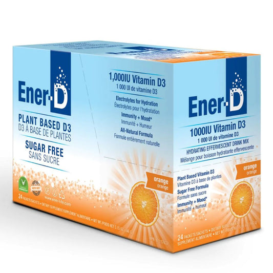 Ener-D Vitamin D3 1000IU Drink Mix, 24 Sachets