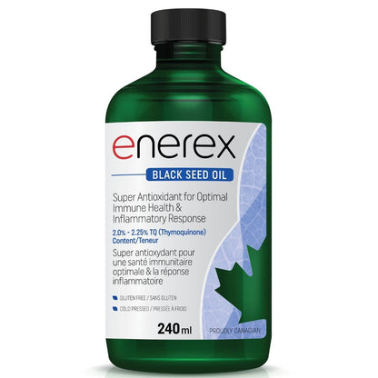 Enerex Black Seed Oil Liquid, Cold-Pressed for Maximum Potency