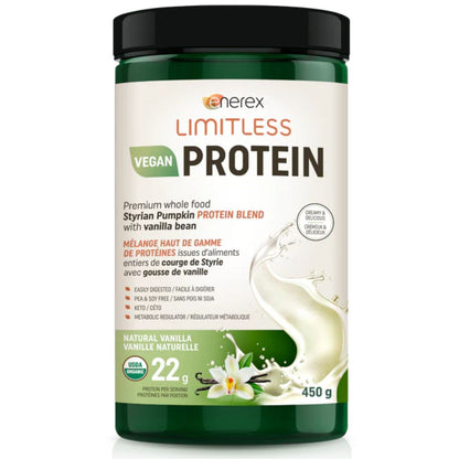 Enerex Limitless Bio-Fermented Protein, Contains Rice and Pumpkin