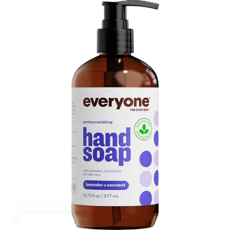 Everyone Hand Soap, Plant-Based Liquid Hand Soap with Essential Oils, 377ml and 946ml Refill