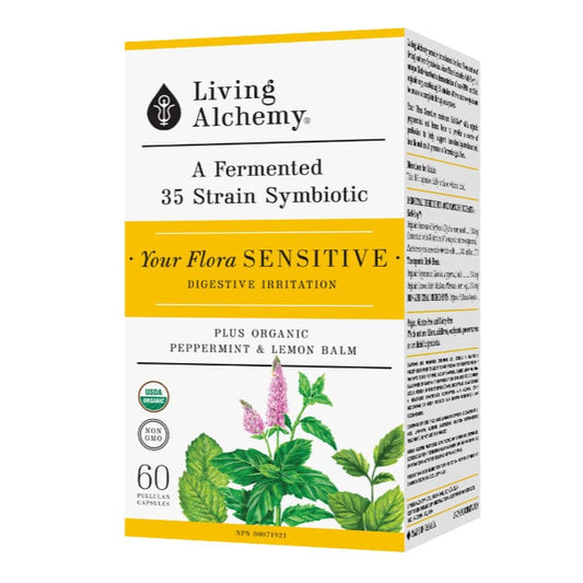 Living Alchemy Your Flora Sensitive, Digestive Irritation, 60 Capsules