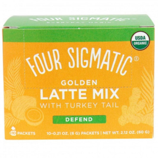 Four Sigmatic Golden Latte Mix with Turkey Tail, 10x6g Sachets