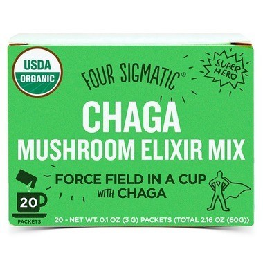 Four Sigmatic Chaga Mushroom Elixir, Immune & Inflammation Support, Powder